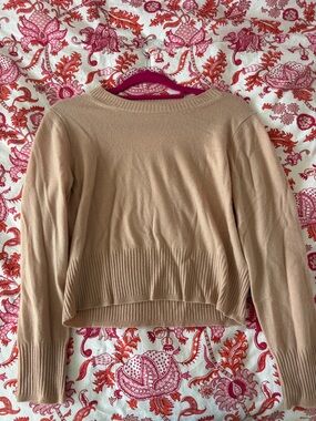 Women’s Crewneck cashmere Sweater in light pink
